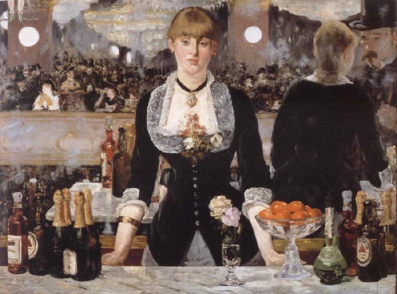 Edouard Manet Bar in the foil-Bergere Norge oil painting art